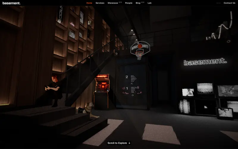 Screenshot of Basement Studio, captured 2026-09-23.