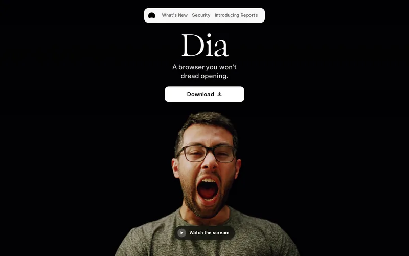 Screenshot of Dia, captured 2026-09-23.