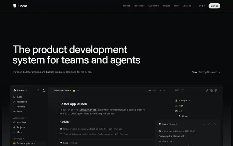 Screenshot of Linear, captured 2026-09-23.