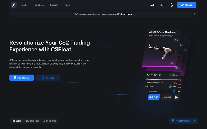 Screenshot of CSFloat, captured 2026-09-23.
